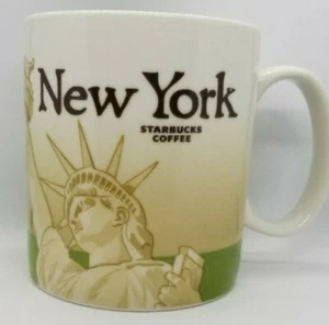 Starbucks Collector Series New York 2009 Statue Of Liberty Cityline Mug 16 fl oz - Picture 1 of 7