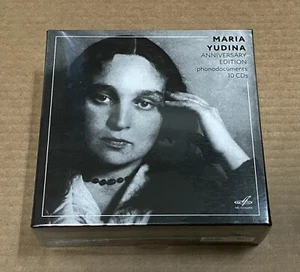 Maria Yudina – Anniversary Edition / Phonodocuments 10 × CD MEL CD 10 02590 NEW - Foto 1 di 3