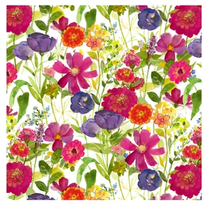 My Happy Place: Flower Garden- Clothworks Sold by the Yard - Picture 1 of 1