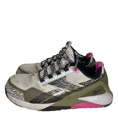 Reebok Nano X1 Adventure Sneakers Womens Size 9M Grey Composite Toe Work Shoes - Image 1 of 4