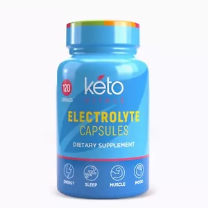 Keto Vitals Electrolyte Capsules Original Tablets for Hydration 120ct - Picture 1 of 8