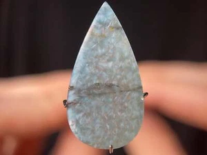 GILALITE Cabujón, Cuarzo Medusa Paraiba - Rayas Negras, Lágrima - Gemas, 44028 - Imagen 1 de 3