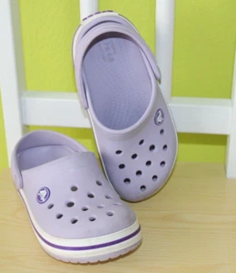 crocs Clogs Clog kids Gr. 28/29 C 11 crocband lila flieder / weiß Mädchen - Bild 1 von 16