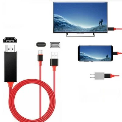 USB Typ-C auf HDMI Konverter Kabel 4K HD TV Adapter für Samsung für Huawei XS - Bild 1 von 4