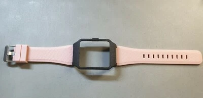 Sony SmartWatch 3 SWR50 Black Galaxy Housing & Light Pink Silicone Strap