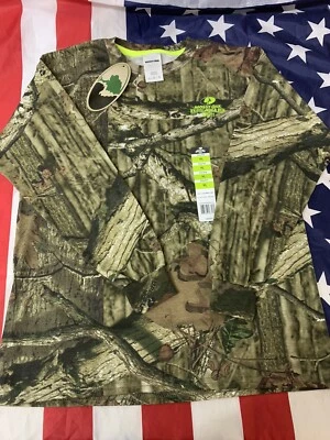 Long Sleeve Shirt Camouflage Mossy Oak Size Youth Large YL - Image 1 of 4