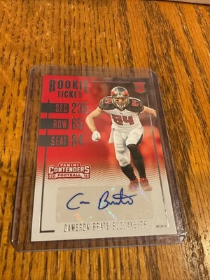 🔥CAMERON BRATE 2016 PANINI CONTENDERS ROOKIE TICKET AUTOGRAPH!🔥BUCCANEERS!! - Image 1 of 4
