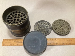 ANTIGUA GEMA APILABLE DE LATÓN FUNDIDO *PERLAS* TAMIZ DE CLASIFICACIÓN con 40+ PANTALLAS. - Imagen 1 de 23