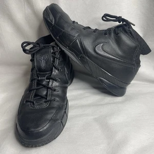 Nike Zoom Air Uptempo Mid Kobe 1 Black Mamba Uomo 11 Carbon Blackout 313143-001 - Foto 1 di 14
