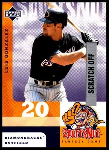 2003 Upper Deck / Luis Gonzalez / SN3 / ARI / OF / SportsNut Fantasy Game - Picture 1 of 3
