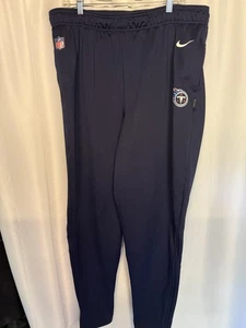 Nike Tennessee Titans On Field Sweatpants Mens Large Team Issued Navy Blue NFL - Picture 1 of 5