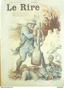Le Rire Rouge 1917-01-20 # 114 Humoristique Ed.Originale Roi Grec - Imagen 1 de 3