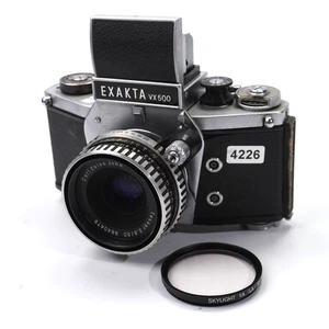 Exakta VX 500 + Zeiss Tessar 50mm 2,8f Objektiv Spiegelreflexkamera #4226 A6 - Bild 1 von 12