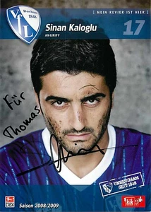 Sinan Kaloglu Original Autogrammkarte VfL Bochum - ca.11cm x 15cm - Picture 1 of 2