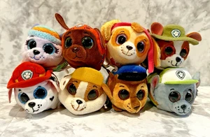 Lote de 8 Paw Patrol - Peluche apilable Teeny TYs de 4"" - 2017 usado. Chase, Skye - Imagen 1 de 24