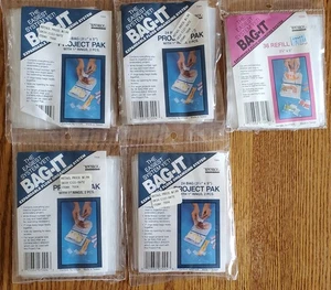 BAG-IT FLOSS ORGANIZER BAGS Cross Stitch Embroidery 136 BAGS WITH 1” Rings - Picture 1 of 2