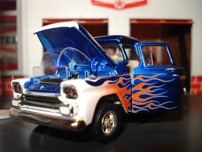 1958 CHEVROLET APACHE PICKUP  TRUCK LIMITED EDITION 1/64  FLAMED HOT ROD - Image 1 of 4