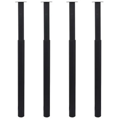 Teleskopfuß Tischbeine Stützfuß Tischfuß Stellfuß Höhenverstellbar 710-1100mm vi - Bild 1 von 4