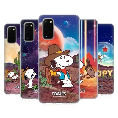 OFFICIAL PEANUTS SNOOPY SPACE COWBOY SOFT GEL CASE FOR SAMSUNG PHONES 1 - Image 1 of 4