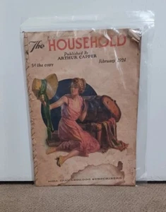 Vintage 1924 Antique The Household Arthur Capper Magazine Paper February 1924  - Picture 1 of 12