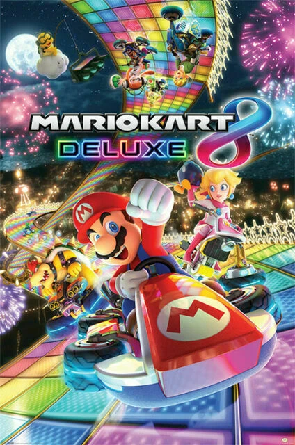 Nintendo Mario Kart 8 Deluxe Poster
