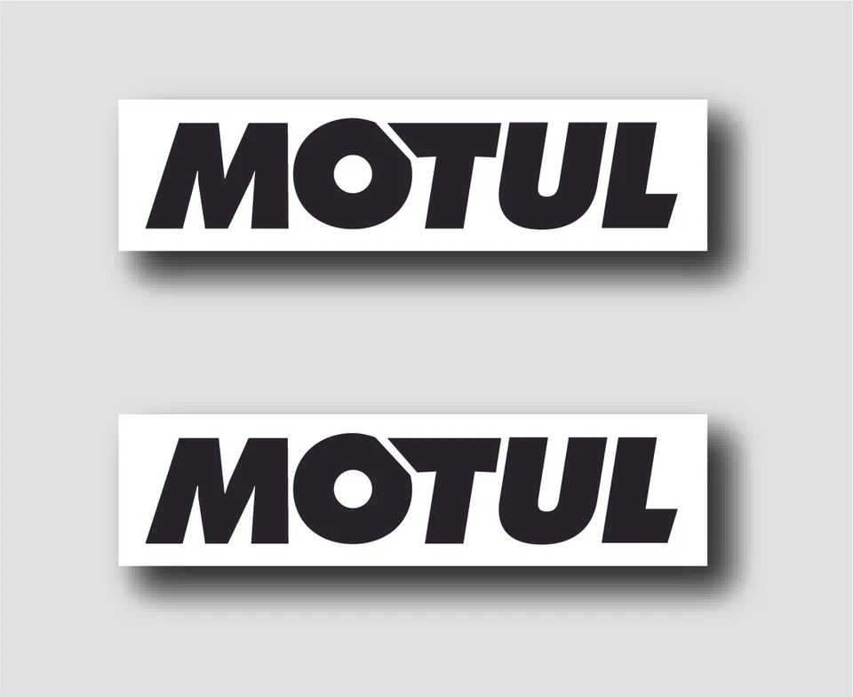 2X MOTUL BLACK OIL DECAL STICKER US MADE TRUCK VEHICLE CAR WINDOW - Image 1 of 1