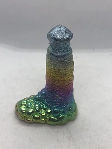 Bismuth crystal rainbow Lighthouse - Picture 1 of 5