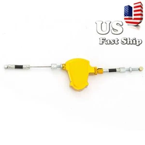 CNC Universal For RMZ250/RMZ450 04-16 Stunt Clutch Pull Cable Perch Lever Gold - Bild 1 von 10