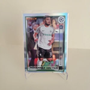2022-23 TOPPS MERLIN UEFA MOHAMMAD ABU FANI RC REFRACTOR #74 MACCABI HAIFA - Picture 1 of 2