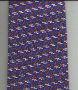 Beautiful Boise State University (Idaho) Broncos 100% Silk Tie Necktie FREE S&H! - Picture 1 of 2