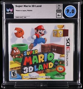 Super Mario 3D Land Nintendo 3DS WATA 9.0 A+ New Sealed First Print CGC VGA
