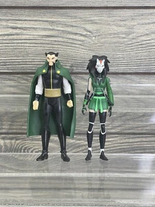 DC Universe Young Justice Master Assassins Ra's Al Ghul & Cheshire loose Figures - Picture 1 of 7