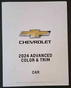 2024 CHEVROLET CHEVY CORVETTE C8 CAMARO MALIBU DEALER COLOR CHIP & TRIM BROCHURE - Picture 1 of 4