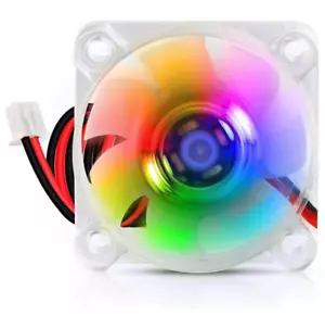 Ventilateur 40x40mm - 12V/24V - Roulement Hydraulique - RGB LED - Brushless Fan - Photo 1/9