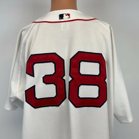 Russell Authentic Curt Schilling Boston Red Sox Jersey Vtg 2000s MLB Sewn 52 Cover