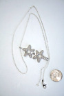 925 24" Bumpy, Open, Hinged Starfish pendant Necklace, 7.9 grams (bb29)