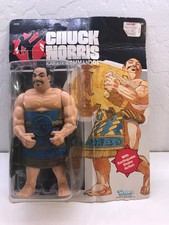 1986 KENNER CHUCK NORRIS KARATE COMMANDOS TABE SUMO MOC UNPUNCHED SEALED 