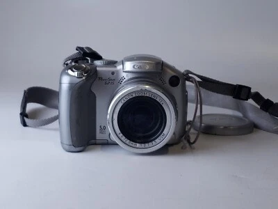 Canon PowerShot S2 IS 5.0MP Digital Camera 12x Zoom FOR PARTS OR REPAIR - Image 1 of 4