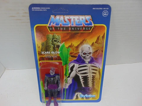 Super 7 Reaction MOTU SCARE GLOW Clear Variant NEW MOC Limited Edition Cover