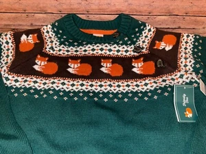 NWT Gymboree Friendly Fox sweater sz 8 fall harvest - Picture 1 of 2