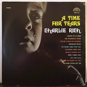 CHARLIE RICH - A Time For Tears (1970) - 12" Vinyl Record LP - EX - Picture 1 of 3