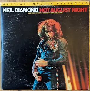 Neil Diamond - Hot August Night RARE MFSL ORIGINAL MASTER RECORDING 2 LP W/SLVS - Picture 1 of 2
