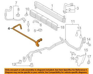 FORD OEM 11-17 Expedition Cooling Trans Oil Cooler-Tube BL3Z7B028A - Picture 1 of 2