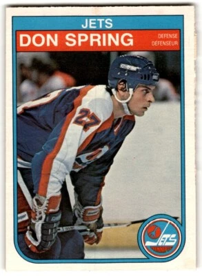 Don Spring 1982-83 O-Pee-Chee #392 Winnipeg Jets - Image 1 of 2