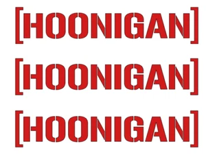 HOONAGAN LOSI DIE-CUT Decal Sticker ( 3 PCS ) RC NEW - Picture 1 of 11