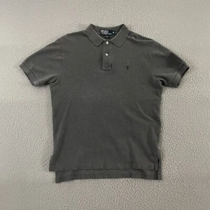 Polo Ralph Lauren Polo Para Hombres Mediano Gris Verde Logo de Poni Sólido - Imagen 1 de 8