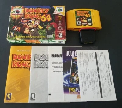 Donkey Kong 64 (Nintendo 64, 1999)  CIB With Expansion Pak - Image 1 of 4