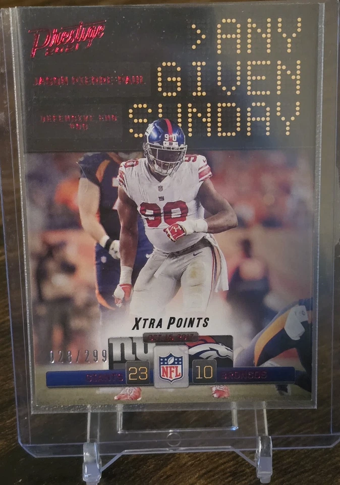 2021 Panini Prestige - Any Given Sunday Xtra Points Red #AGS-JPP Jason... - Image 1 of 2