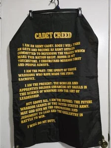 Army Cadet Creed Banner black and gold #F70f - Picture 1 of 1