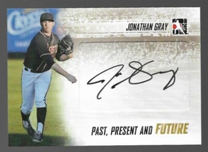 Jonathan Jon Gray 2014 ITG Past Present Future Autograph #PPF-JGR4 Rockies RC - Picture 1 of 1